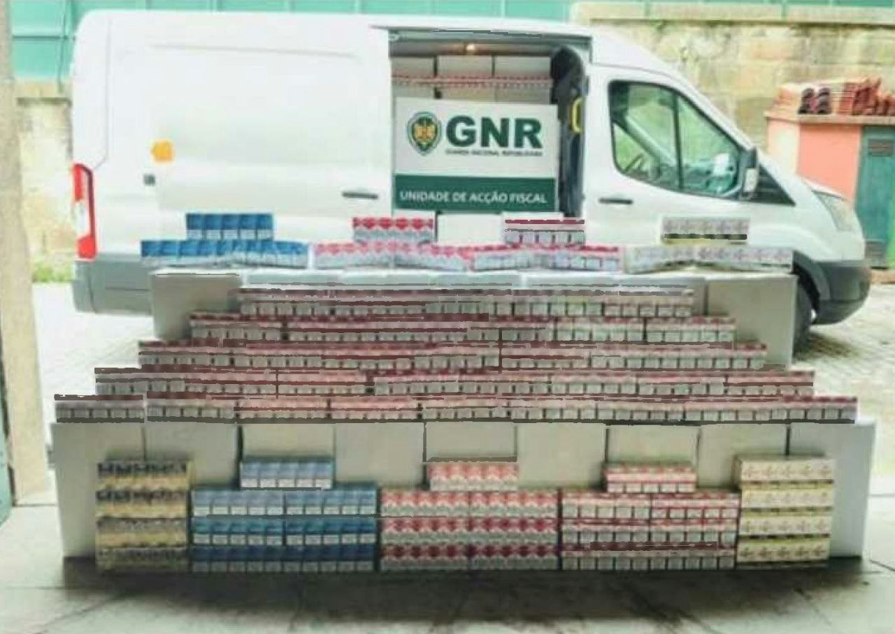 Greve contra o contrabando de tabaco; GNR apreende mais de 1,75 milhões de cigarros 